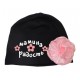 Мамина радость - шапка детская с цветком для девочки купить в интернет магазине