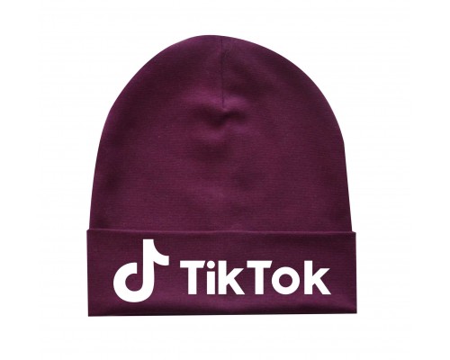 TikTok - дитяча шапка біні для дівчаток купити в інтернет магазині