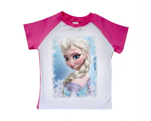 Эльза Холодное сердце - детская футболка 2-х цветная для девочки купить в интернет магазине
