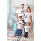 Сніговики - новорічний комплект сімейних футболок купити в інтернет магазині