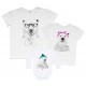 Медведи - комплект футболок для всей семьи купить в интернет магазине