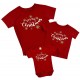 Merry Christmas звезды глиттер - комплект новогодних футболок для всей семьи купить в интернет магазине
