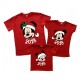 Міккі Мауси новорічні 2023 - комплект футболок на новий рік для всієї родини купити в інтернет магазині