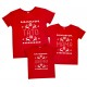 Тато, Мама, Донечка, Синочок - новорічний комплект футболок для всієї родини купити в інтернет магазині