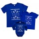 Папа, Мама, Доченька, Сыночек - новогодний комплект футболок для всей семьи купить в интернет магазине