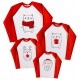 Ведмежата - новорічний family look 2-х кольорових регланів купити в інтернет магазині