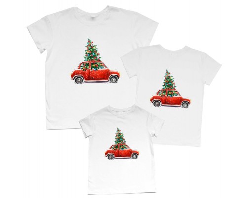 Машина з ялинкою - новорічний комплект для всієї родини купити в інтернет магазині