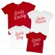 Новогодние футболки для всей семьи Santa Daddy, Mama, Boy, Girl купить в интернет магазине