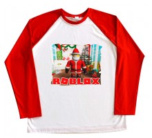 Roblox - детский новогодний реглан