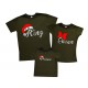 King, Queen, Prince, Princess - комплект новогодних футболок для всей семьи family look купить в интернет магазине