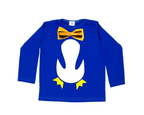 Пингвин - джемпер детский с бабочкой для мальчика купить в интернет магазине