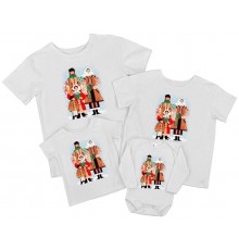 Семья - комплект семейных футболок family look