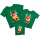 Новогодние олени - новогодние футболки для всей семьи купить в интернет магазине