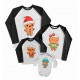 Пряники - новорічний комплект 2-х кольорових регланів купити в інтернет магазині