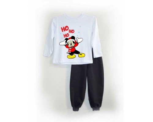 Микки Маус Хо-Хо-Хо - новогодний комплект джемпер детский +штаны купить в интернет магазине