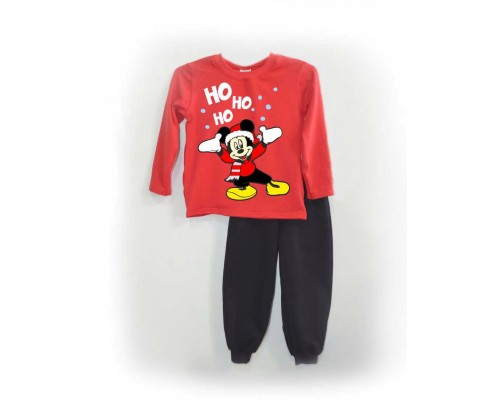Міккі Маус Хо-Хо-Хо - новорічний комплект джемпер дитячий +штани купити в інтернет магазині