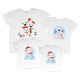 Мишки на льдине - новогодний комплект футболок для всей семьи купить в интернет магазине