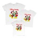 I love my family - новорічний комплект сімейних футболок з Міккі Маусами купити в інтернет магазині