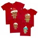 Пряники - комплект новорічних футболок для всієї родини купити в інтернет магазині