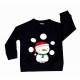 Сніговик зі сніжками - дитячий новорічний світшот купити в інтернет магазині