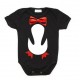 Пингвин - боди с бабочкой для мальчика купить в интернет магазине