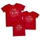 Merry Christmas 2024 - комплект новорічних футболок для всієї родини купити в інтернет магазині