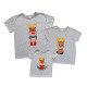 Олені - новорічний комплект сімейних футболок купити в інтернет магазині