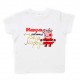 Улюблениця Діда Мороза Свинка Пеппа - іменна дитяча новорічна футболка купити в інтернет магазині