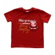 Любимица Деда Мороза Свинка Пеппа - именная детская новогодняя футболка купить в интернет магазине