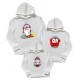 Сімя пінгвінів - новорічний комплект сімейних толстовок купити в інтернет магазині