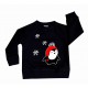 Пінгвін у червоній шапочці - світшот дитячий на Новий рік купити в інтернет магазині