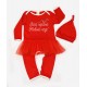 Комбинезон-человечек для новорожденных с юбкой Мой первый Новый год купить в интернет магазине