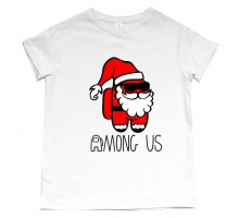 Among Us в окулярах - дитяча новорічна футболка