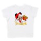 Минни Маус с подарком - именная детская новогодняя футболка купить в интернет магазине