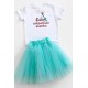 Сияю ярче ёлочки - футболка детская для девочки на Новый год + юбка фатиновая балерина купить в интернет магазине