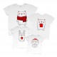 Медвежата - family look новогодних футболок купить в интернет магазине
