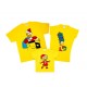 Симпсони новорічні Гомер, Мардж, Барт та Ліса - комплект футболок на новий рік для всієї родини купити в інтернет магазині
