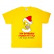 Эту футболку я одеваю раз в год! и то когда пьяный - новогодняя мужская футболка с Симпсоном купить в интернет магазине