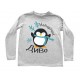 Новорічне диво - дитячий новорічний джемпер для хлопчика з пінгвіном купити в інтернет магазині