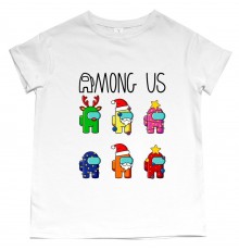 Among Us новогодние - детская футболка
