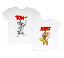 Tom and Jerry - парные футболки для влюбленных