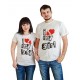 I love my boy, I love my girl - парні футболки для двох закоханих купити в інтернет магазині