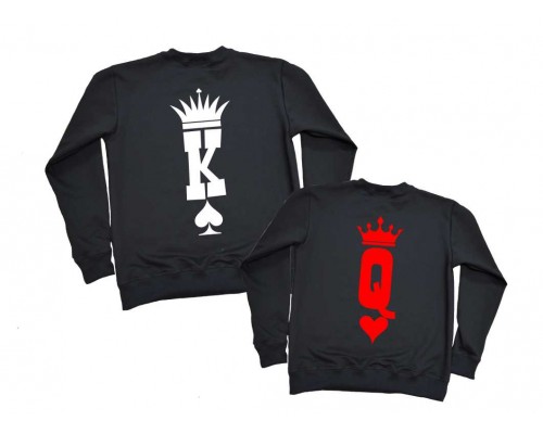 King, Queen - парные свитшоты для двоих купить в интернет магазине