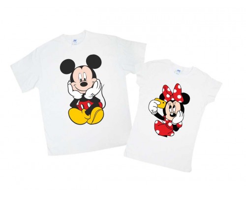 Міккі Мауси селфі - парні футболки для двох купити в інтернет магазині