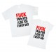 Fuck 14th feb I love you every day - парные футболки для двоих влюбленных купить в интернет магазине