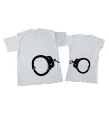Наручники - парні футболки для двох