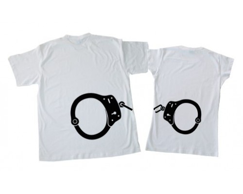Наручники - парні футболки для двох купити в інтернет магазині