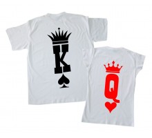 King, Queen - парные футболки для двоих