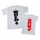 King, Queen - парні футболки для двох купити в інтернет магазині