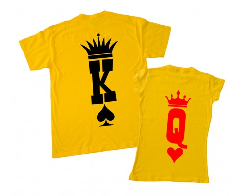 King, Queen - парные футболки для двоих купить в интернет магазине